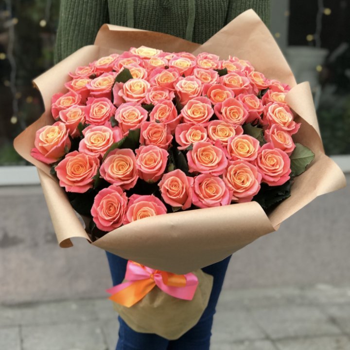 55 роз мисс пигги в Шанхае